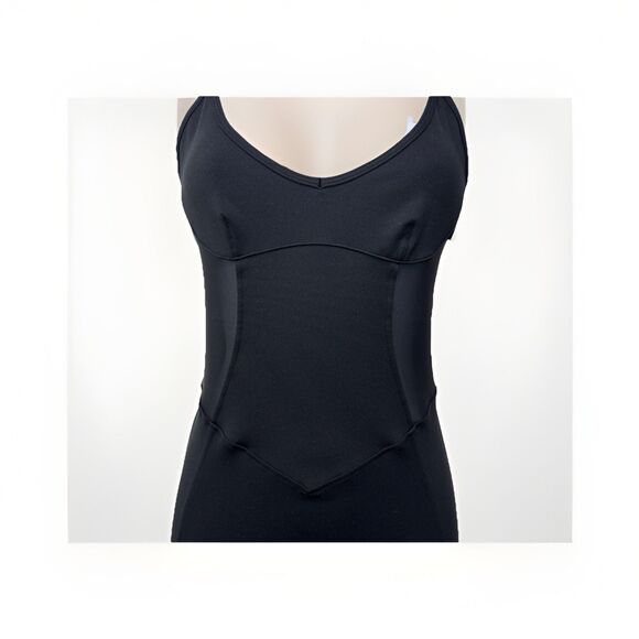 Black Jumpsuit Bodysuit Catsuit XS Le Ore Bandier Andria One Piece Sleeveless - Picture 8 of 16